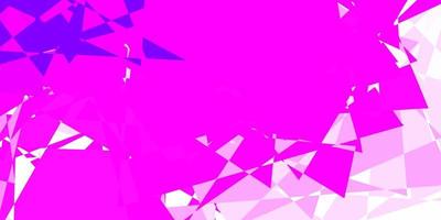 Light Pink vector background with polygonal forms.