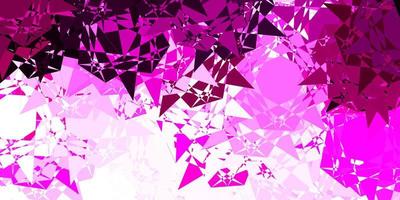 Light Pink vector background with polygonal forms.