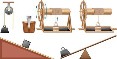 Set of equipment needed for science experiment vector