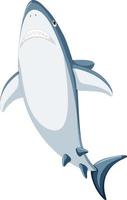 dibujos animados de gran tiburón blanco