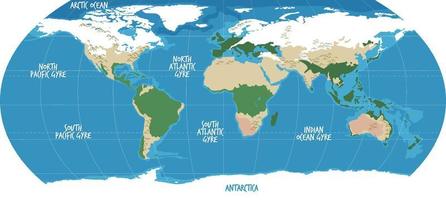 fondo de geografía del mapa mundial vector
