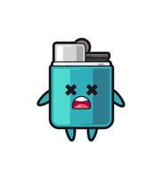 the dead lighter mascot character vector