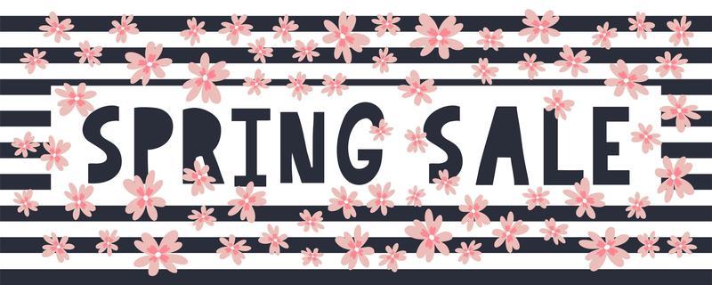 Hello Spring hand logotype, badge typography icon. Lettering spring season with leaf for greeting card, invitation template. Retro, vintage lettering banner poster template background, Sale, offer
