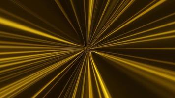 Abstract technology geometric line moving. Futuristic digital gold color background photo