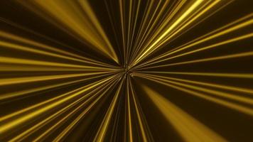 Abstract technology geometric line moving. Futuristic digital gold color background photo