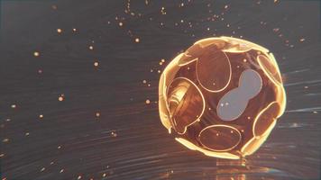 3d render abstract object realistic ball photo
