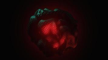 Abstract dark matter and inner glow geometric pattern  background photo