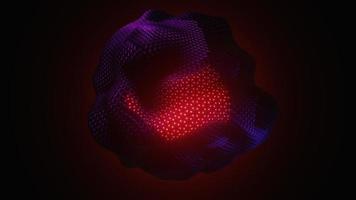 Abstract dark matter and inner glow geometric pattern  background photo