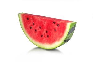 watermelon with slices isolated on white background photo