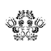Victorian style. Ornate element for design and place for text. Ornamental patterns for wedding invitations, birthday and greeting cards. vector