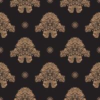 Seamless pattern with damask element. Good for clothing and textiles. illustration. vector