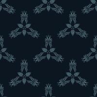 Seamless pattern of winter snowflakes. Good for garments, textiles, backgrounds and prints. vector