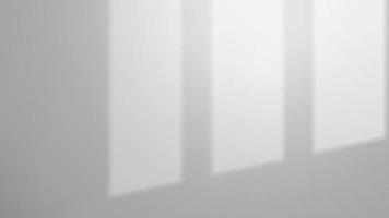 Window Shadow on White Empty Wall, Realistic Mockup, Vector Illustration