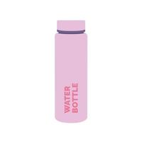 Water Bottle Flat Illustration. Clean Icon Design Element on Isolated White Background vector