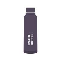 Water Bottle Flat Illustration. Clean Icon Design Element on Isolated White Background vector