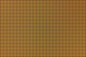 Gold dollar coins arranged in rows. Can be used as a background related to finance and business .3D Render photo