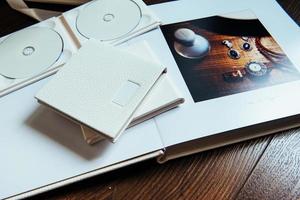 natural leather classic wedding photobook and album photo