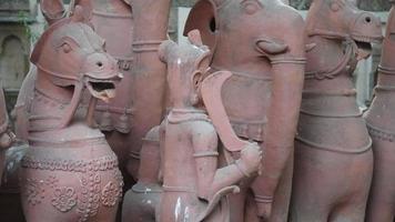 old historical statue of animals photo