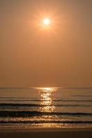 Golden sea sand beautiful shine photo