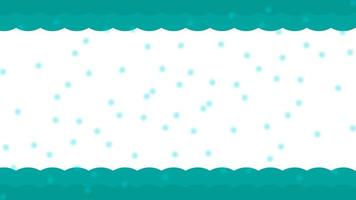 water frame with blur snow or rain splatter for texture and presentation background template photo