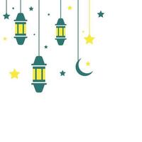 Lantern ramadhan kareem background design vector illustration. ramadhan greetings background template