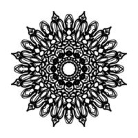 Hand drawn mandala. decoration in ethnic oriental  doodle ornament. vector