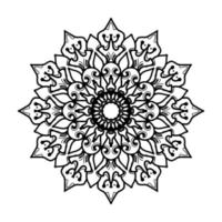 Hand drawn mandala. decoration in ethnic oriental  doodle ornament. vector