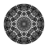 Vector round abstract circle. Mandala style.