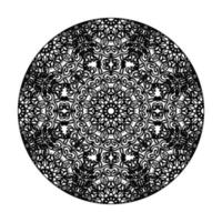 Vector round abstract circle. Mandala style.