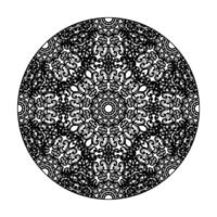 Vector round abstract circle. Mandala style.