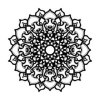 Hand drawn mandala. decoration in ethnic oriental  doodle ornament. vector