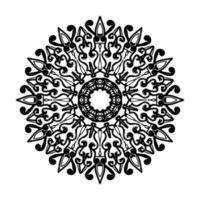 Hand drawn mandala. decoration in ethnic oriental  doodle ornament. vector