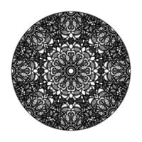 Vector round abstract circle. Mandala style.