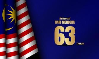 Malaysia Independence Day Background. vector