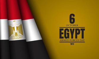 Egypt Armed Forces Day Background. Poster, Banner, Greeting Card. vector