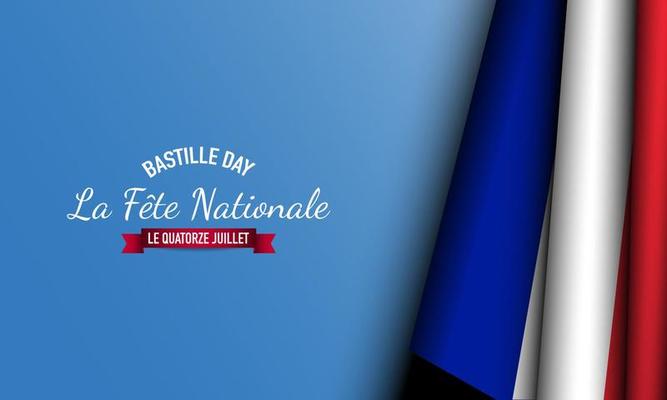 Bastille Day Background.