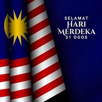 Malaysia Independence Day Background. vector