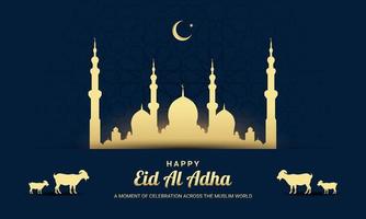 Eid Al Adha Background. Fit for greeting card, wallpaper and other. vector