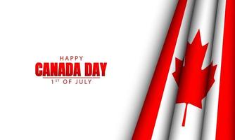 Canada Day Background. First of July. vector