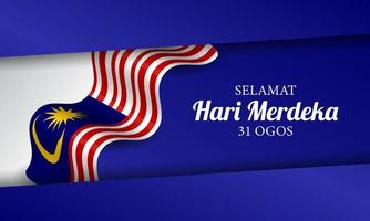 Malaysia Independence Day Background. vector