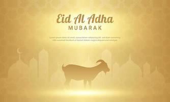 Eid Al Adha Background. Fit for greeting card, wallpaper and other. vector