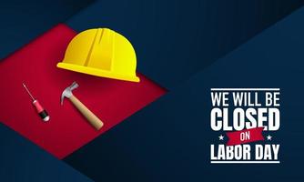 Labor Day Background. Vector Illustration