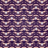 Pattern in style victorian baroque. floral element background ornament. - Vector. vector