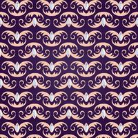 Pattern in style victorian baroque. floral element background ornament. - Vector. vector