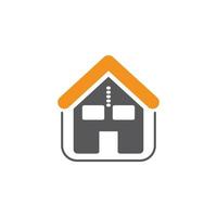 Flat house icon. flat style vector