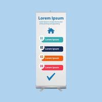Infographic business banner template design vector