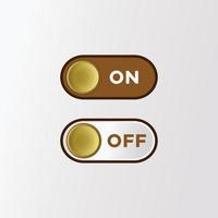 Power button icon vector on off Good for power off button or power icon in web, phone apps, and more.