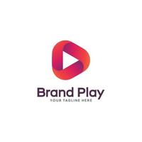 Brand Playing Media Logo Vector
