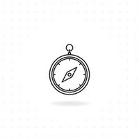 Compass icon design vector