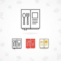 Menu icon design vector